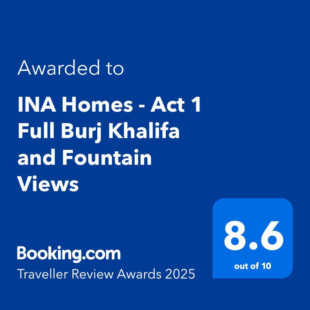Ina Homes - Act 1 Full Burj Khalifa And Fountain Views Dubai Buitenkant foto
